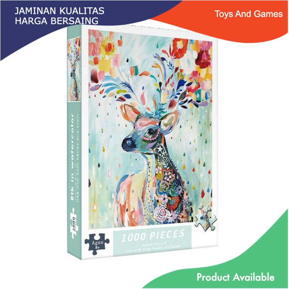 Wooden Puzzle 1000PCS Mainan Jigsaw Anak & Dewasa - 10-107