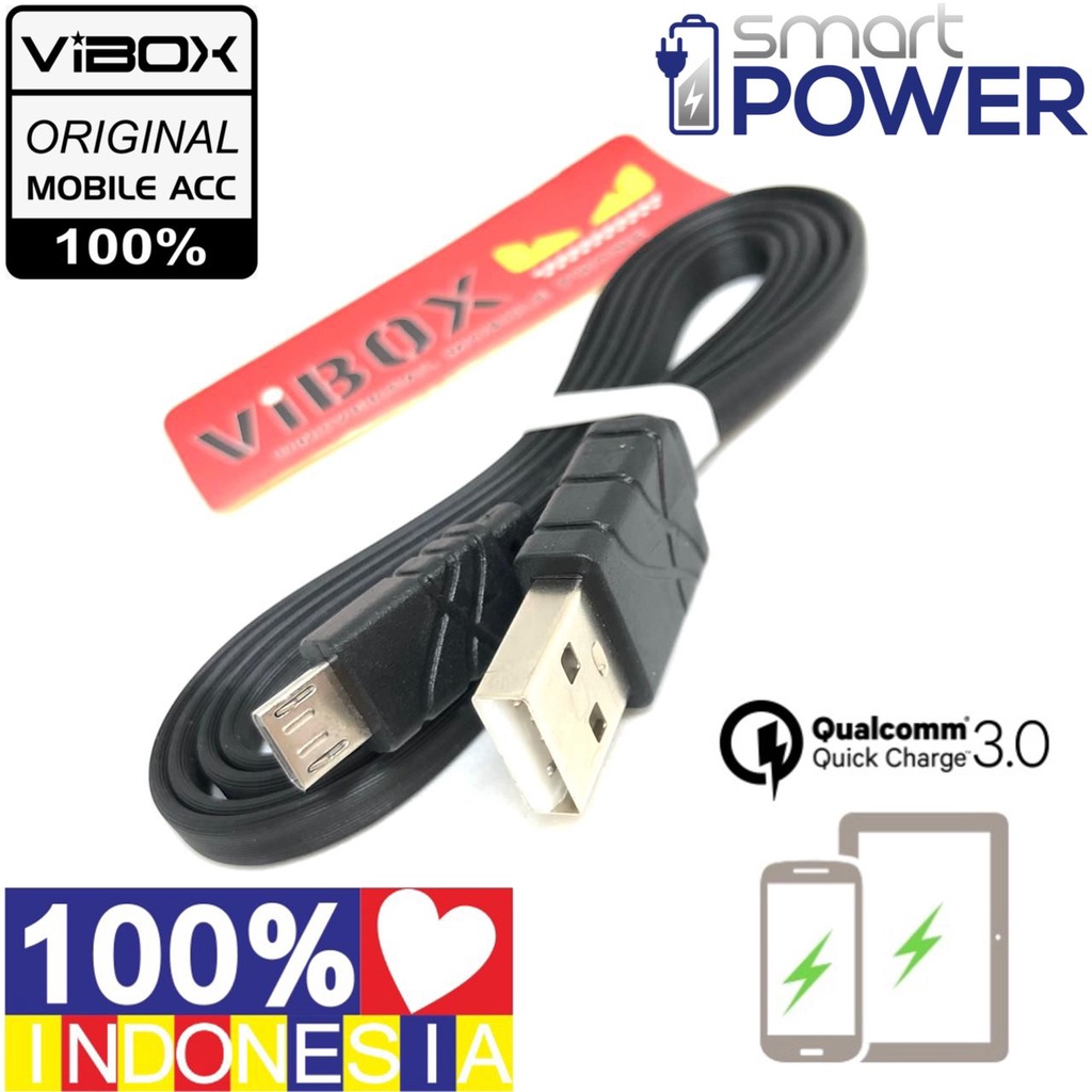 1PCS Kabel data VIBOX VCM100S micro usb 2A 100cm / kabel data GEPENG VIBOX VCM100S