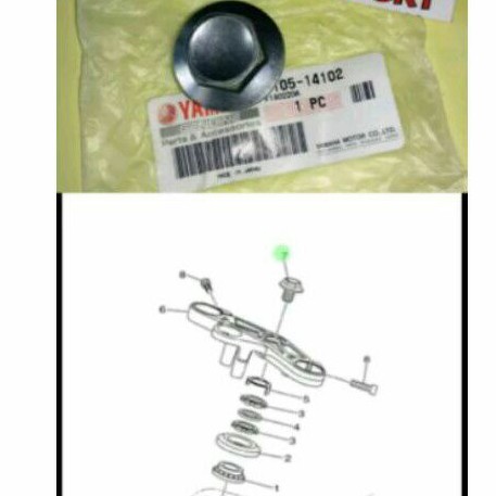 Baut segitiga atas yamaha R25 MT25 original