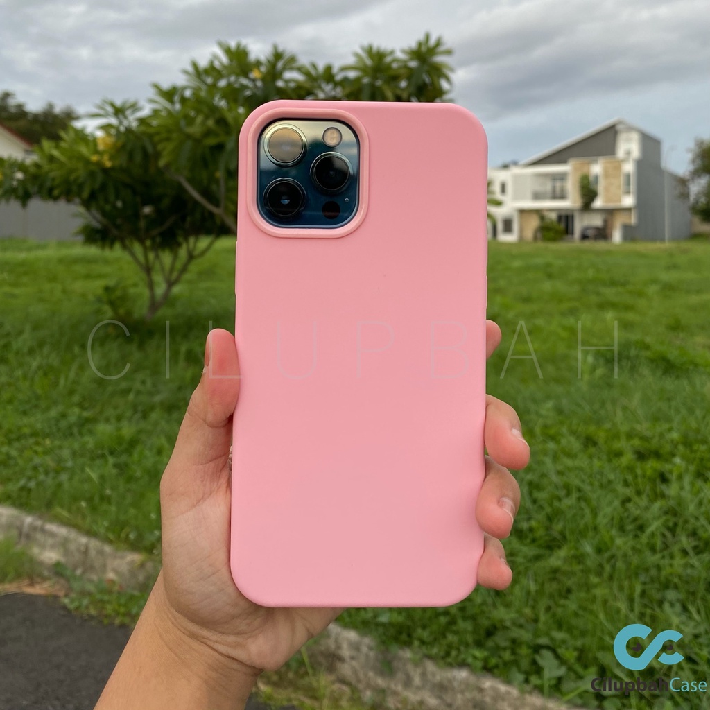 Premium Full Cover Softcase (3) for iPhone 6 7 8 6+ 7+ 8+ SE X XS XR 11 12 13 Mini Pro Max-Pink Candy