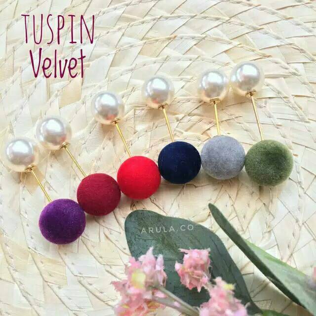 [12pcs] Tuspin bluduru mutiara gold atau emas model terbaru accesoris wanita