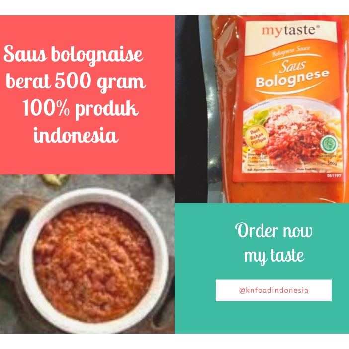 

saus bolognaise my taste 500 gr - saus bolognaise enak dan wangi Harga Grosir