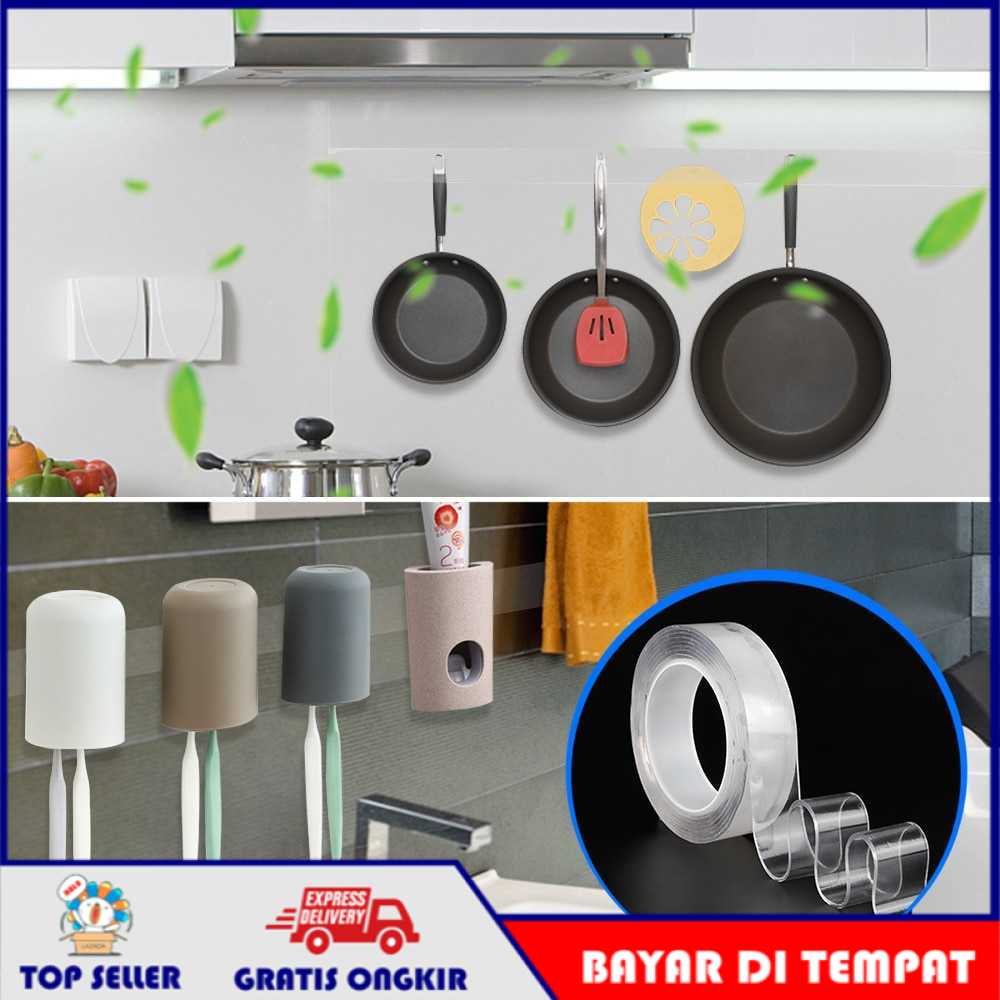 

SzGlue Double Tape Perekat No Trace Washable Sticker - J007 COD Surabaya