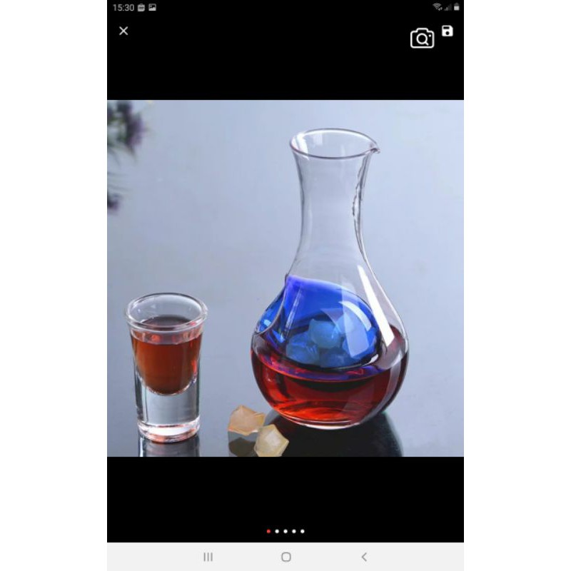 RIEDEL Blue Decanter glass mewah