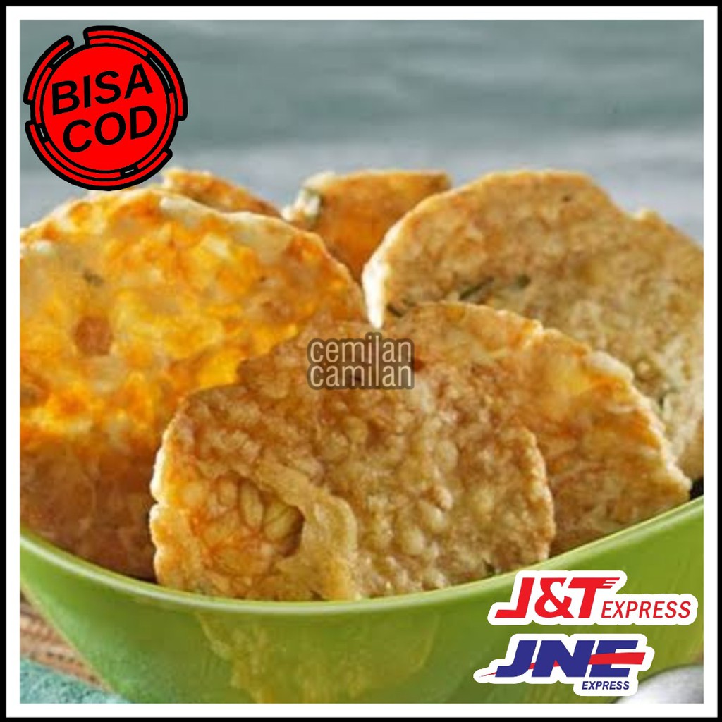 

Keripik Tempe tepung 125 Gram Snack kiloan cemilan camilan Makanan ringan jajanan jadul gurih asin