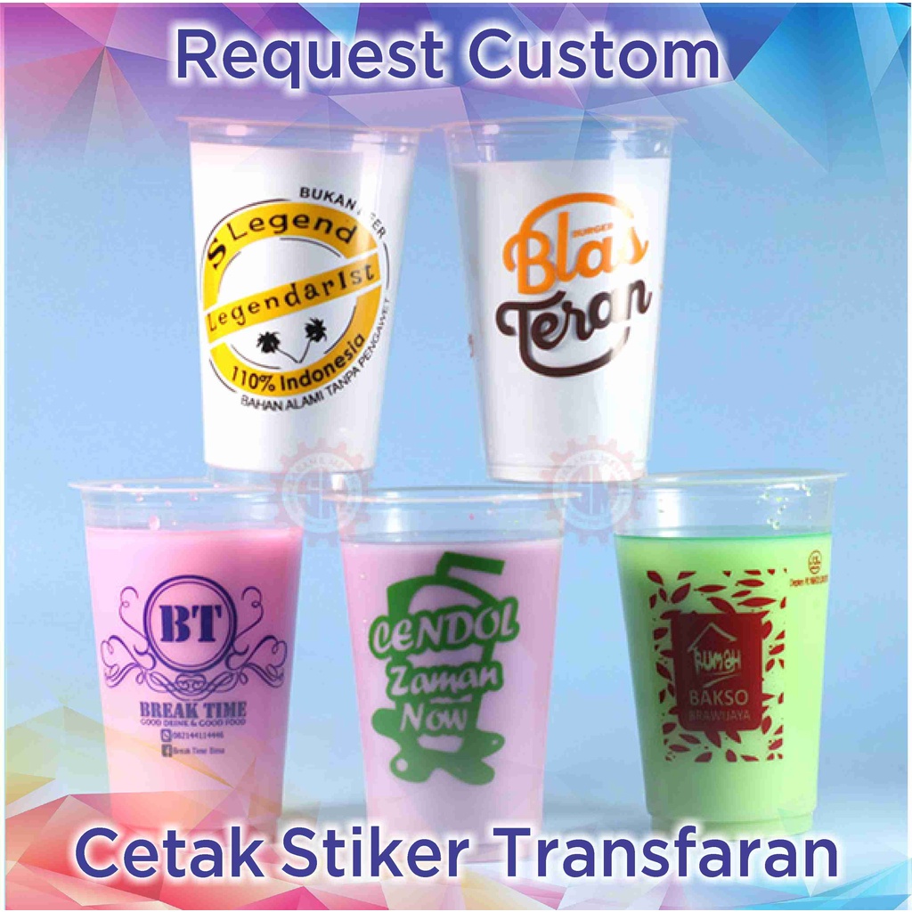 

Stiker Transfaran - Print and Cut Custom