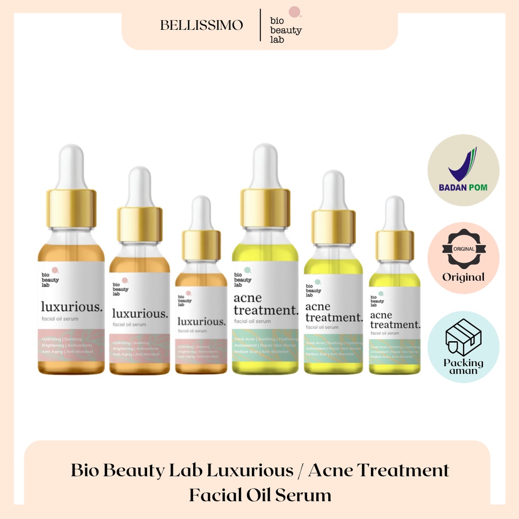 Jual Bio Beauty Lab Luxurious/Acne Treatment Healing Facial Oil Serum 5mL 10mL 20mL / Phyto