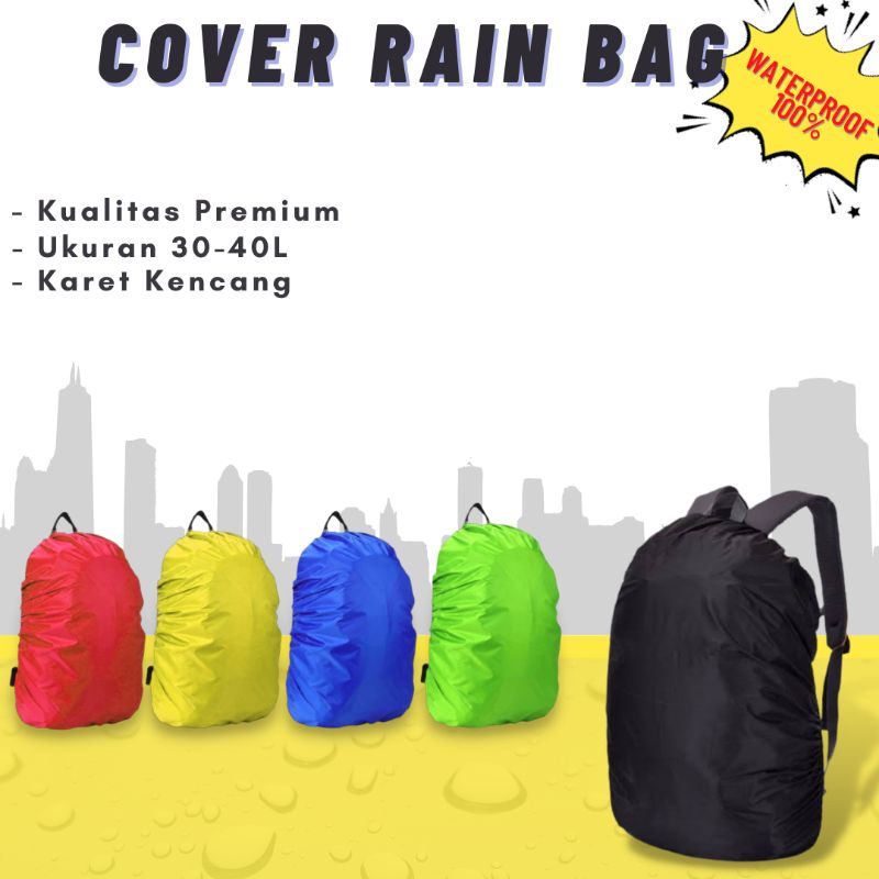 Cover tas waterproof / Cover bag anti air / Tas helm / Sarung tas / Pelindung tas / Mantel tas anti 