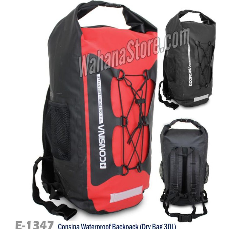 Terbaik Dry Bag Consina Waterproof Backpack 30 Liter Wahn