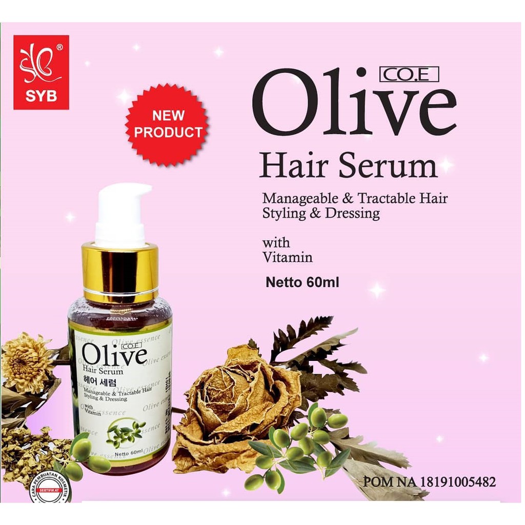 SYB OLIVE COE HAIR SERUM - SERUM RAMBUT OLIVE SYB COE BPOM