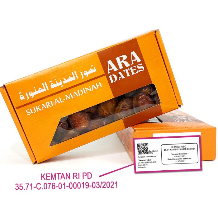 

Kurma Terbaru - 1 Karton Kurma Sukari 500Gr / 12 Pcs