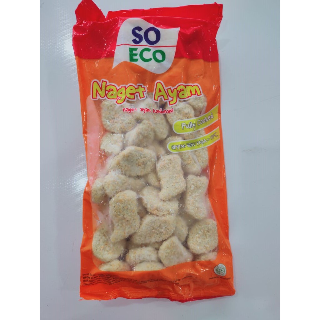 

SO ECO NAGET AYAM 1 KG | CHICKEN NUGGET | NUGHET