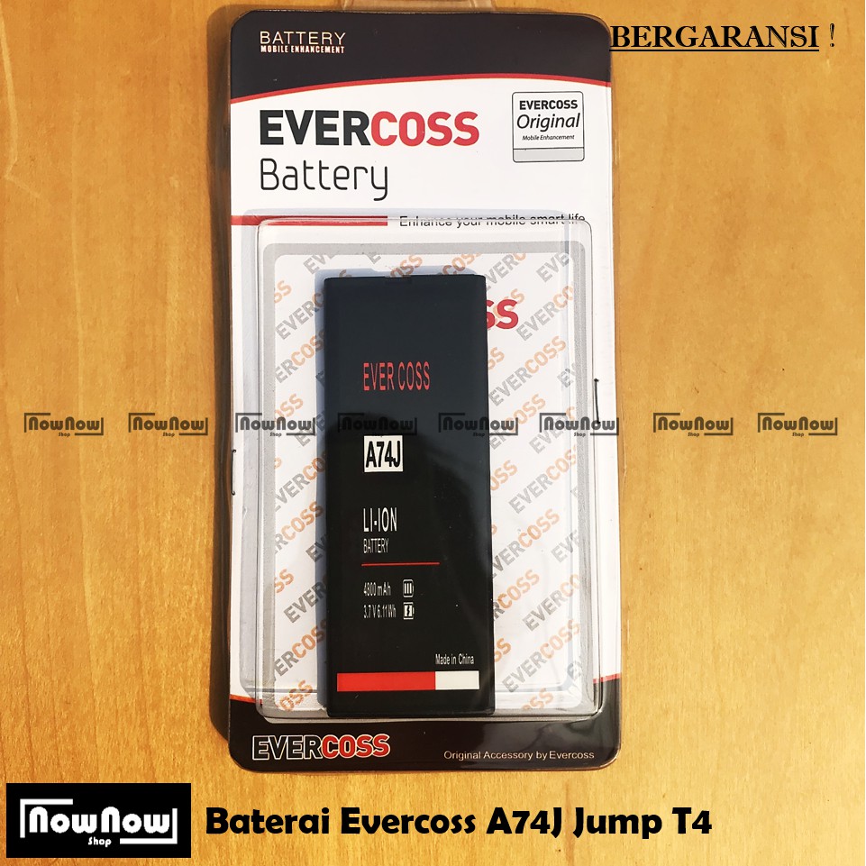 Baterai Evercoss A74J Jump T4 Original Double Power Batre Battery HP Evercross Cross