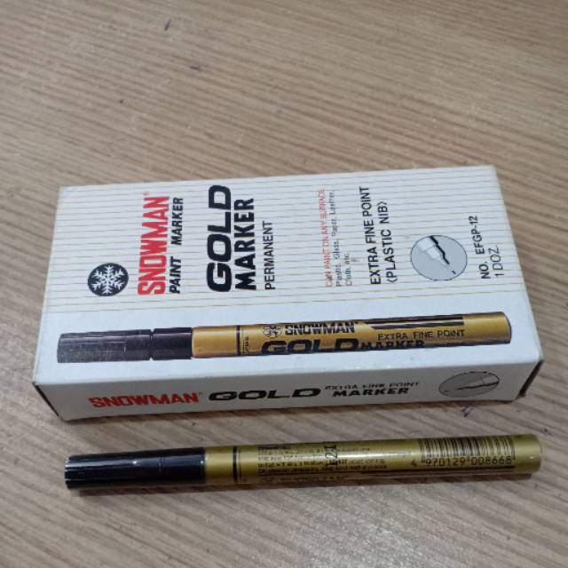 

Spidol Snowman Gold/Silver/White