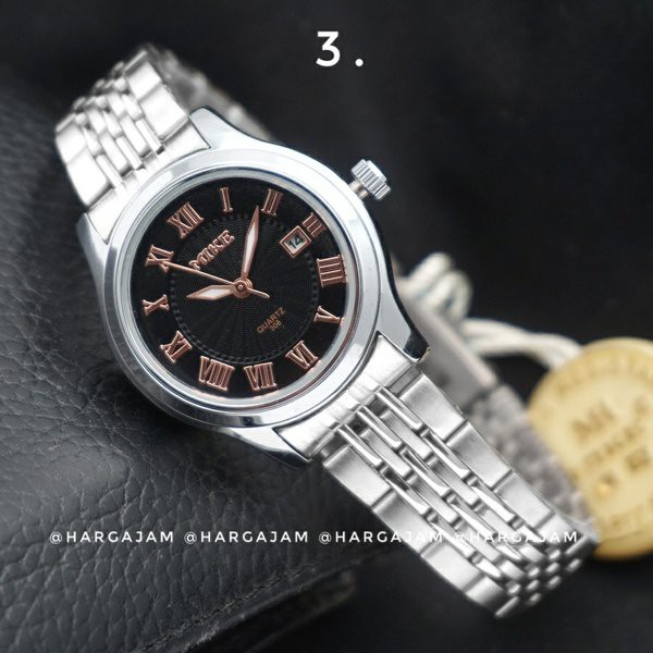 TER BARU -  Anti Air Jam Tangan Wanita Original Mike 308 Rantai (Hargajam Cewek Ori Anti Air Water