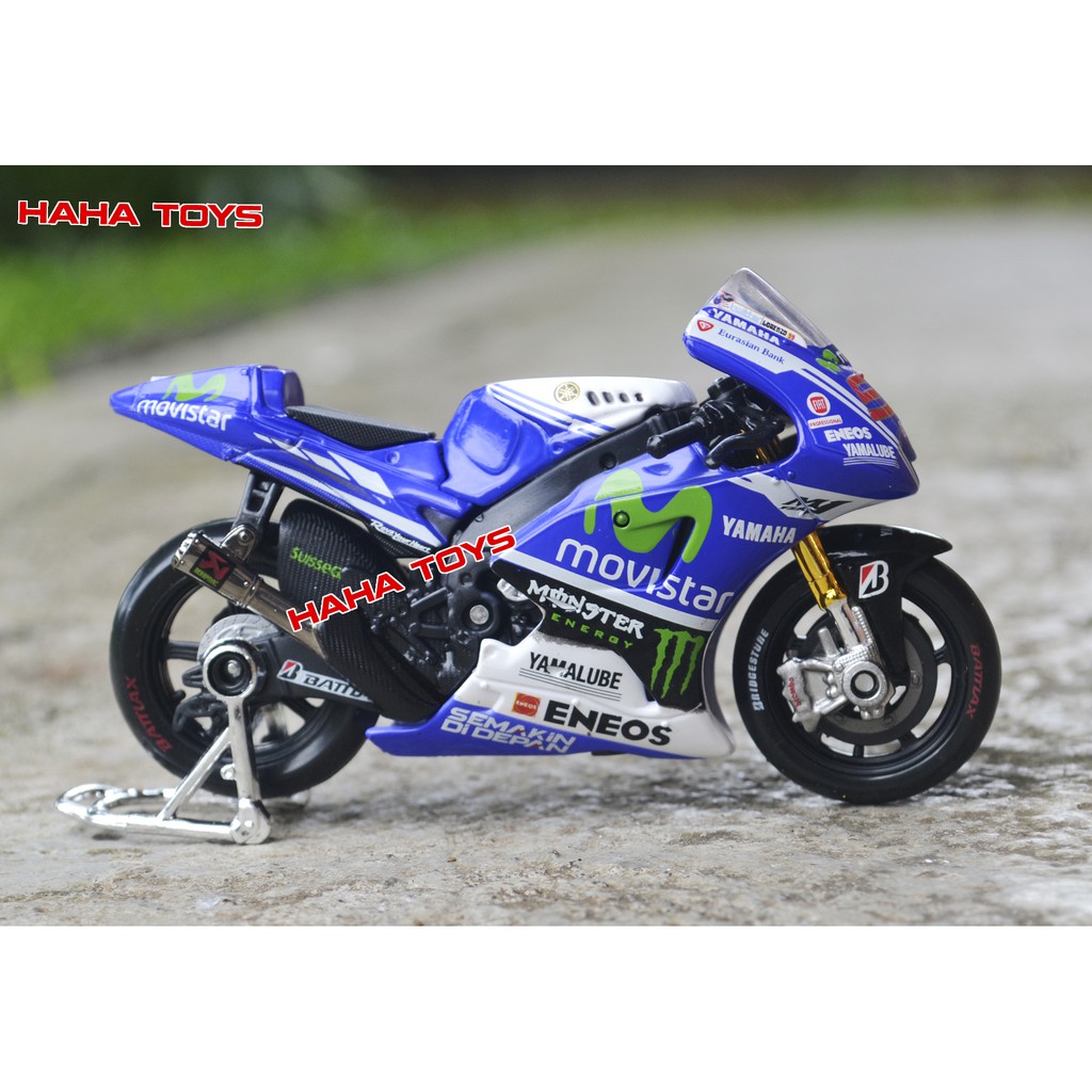 Diecast/ Miniatur Yamaha MotoGP Maisto 1:18 Jorge Lorenzo 2014 No 99