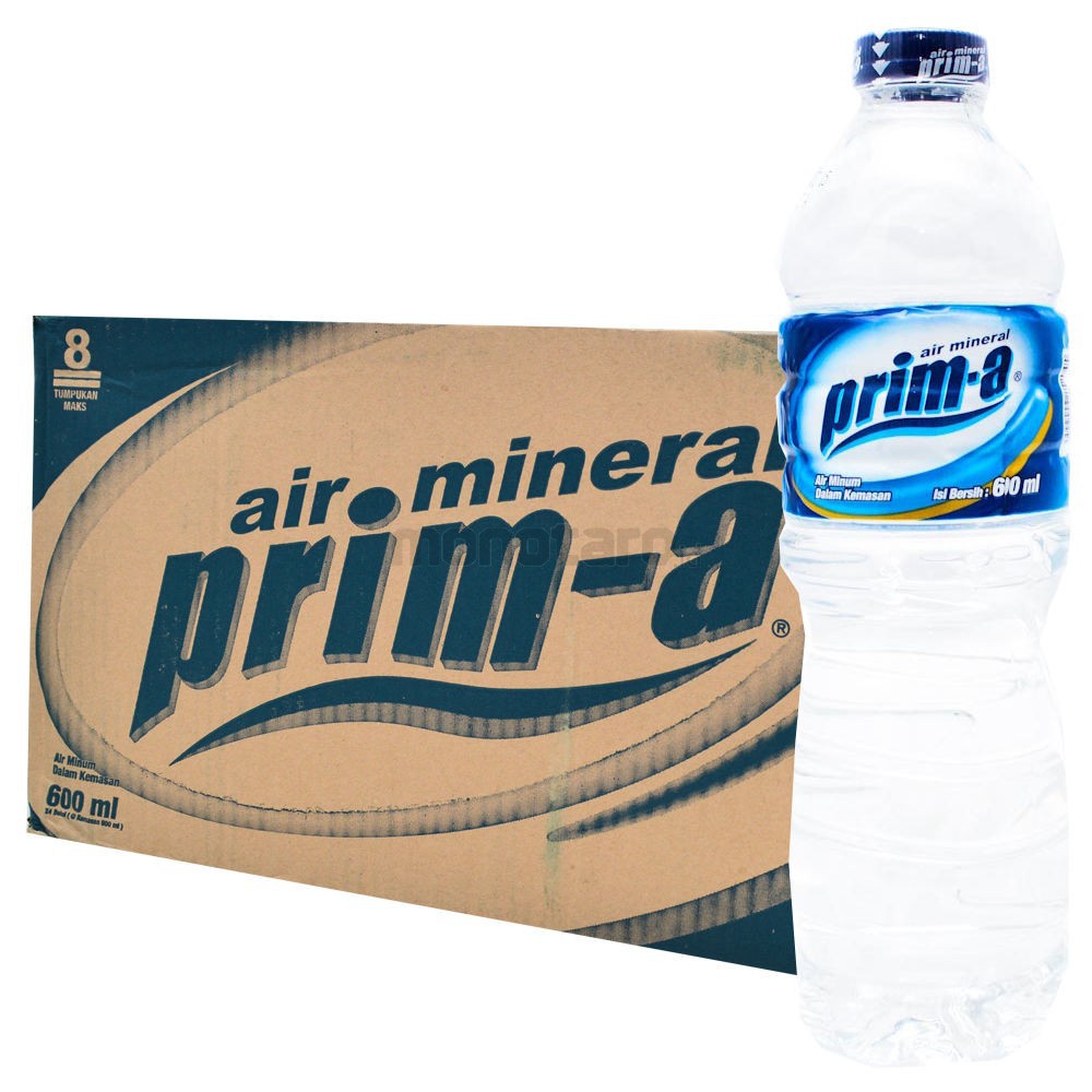  Air  Mineral  Prima 600  Ml  Isi 24 Botol  Shopee Indonesia