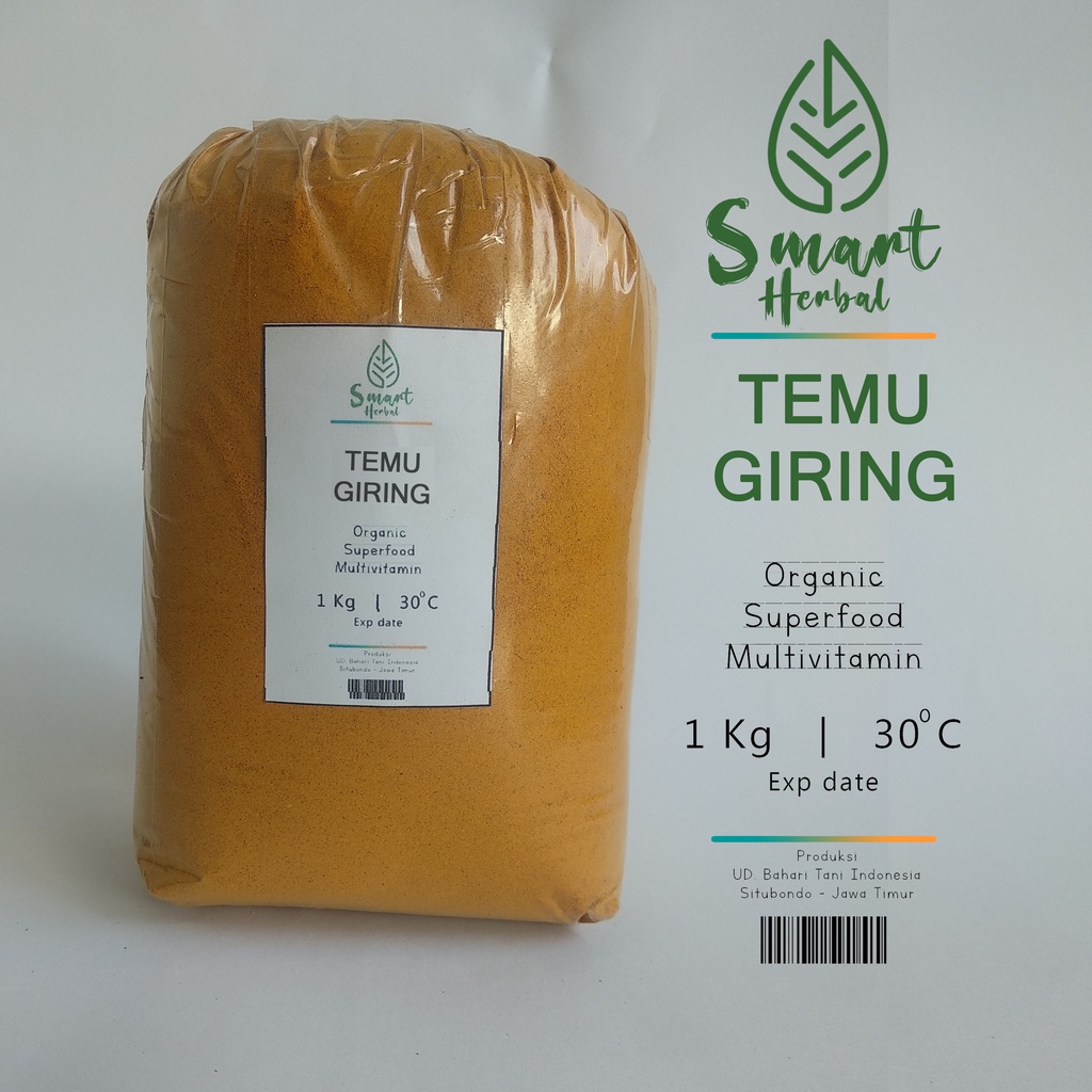 Jual Bubuk Temu Giring 1 Kg Rempah Herbal Nusantara Shopee Indonesia