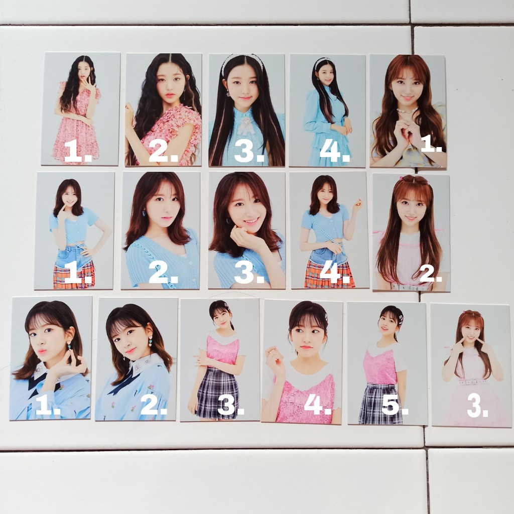 IZONE Trading Card Oneiric Theater Photocard Official IZ*ONE Wonyoung Yujin Nako Chaeyeon