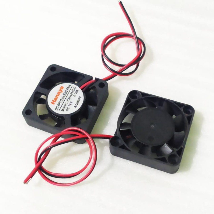 Fan DC 12V 4cm / fan 4cm 12VDC / kipas 4 cm 12 Volt