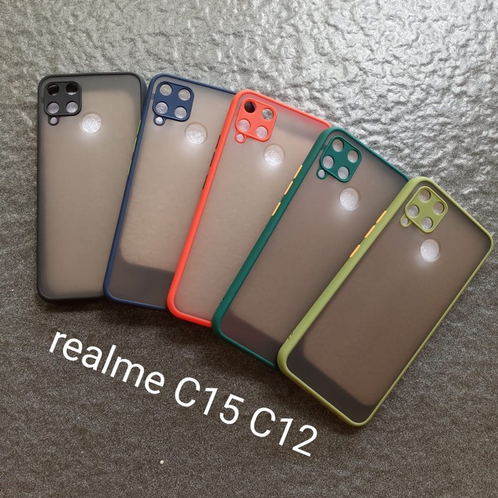 REALME NARZO 50A PRIME NARZO 50A NARZO 50i C15 CASE DOFF HARDCASE DOVE MATTE MACARON COLOUR TRANSPARAN PROTECT CAMERA CASING COVER PELINDUNG KAMERA 50 A 50 i