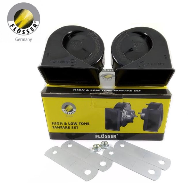 Flosser 129206 - Klakson Mobil Flosser High Low Fanfare Made in Italy