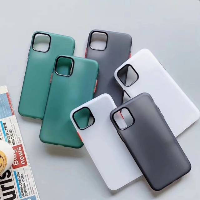 IPHONE 6 6G 6S 6 PLUS 7G 8G SE 2020 7 PLUS 8 PLUS X XS XS MAX XR IPHONE 11 11 PRO 11 PRO MAX - TRIO DOFF TPU Soft Case Matte