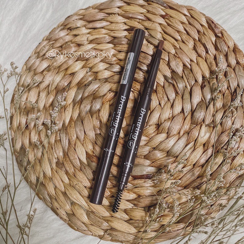 pensil alis matic hitam dan coklat DNM eyebrow
