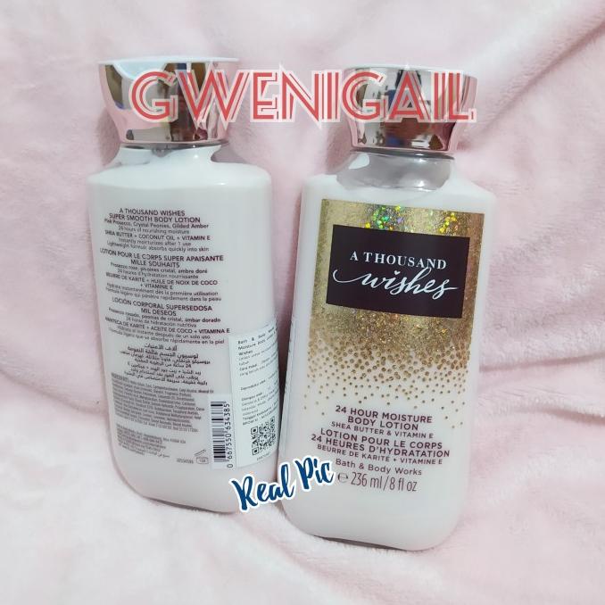 BBW body lotion - a Thousand Wishes