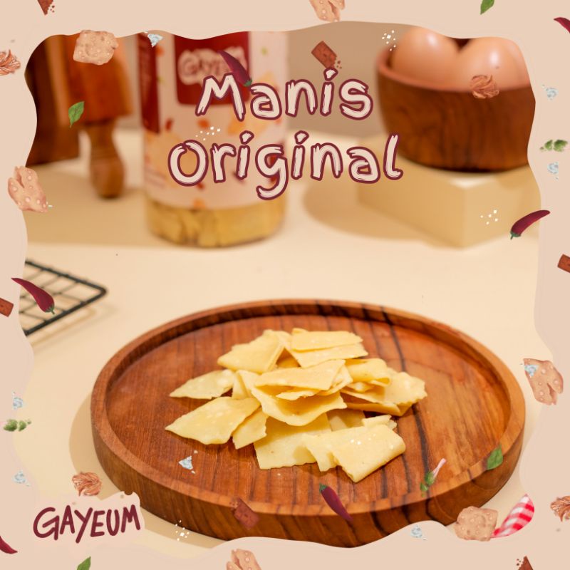 

Gayeum Keripik Pangsit (Manis) 250gr