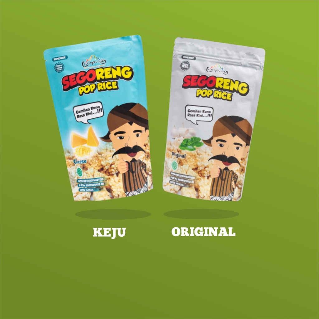 

SEGORENG KEJU + SEGORENG ORIGINAL (Rengginang Nasi)