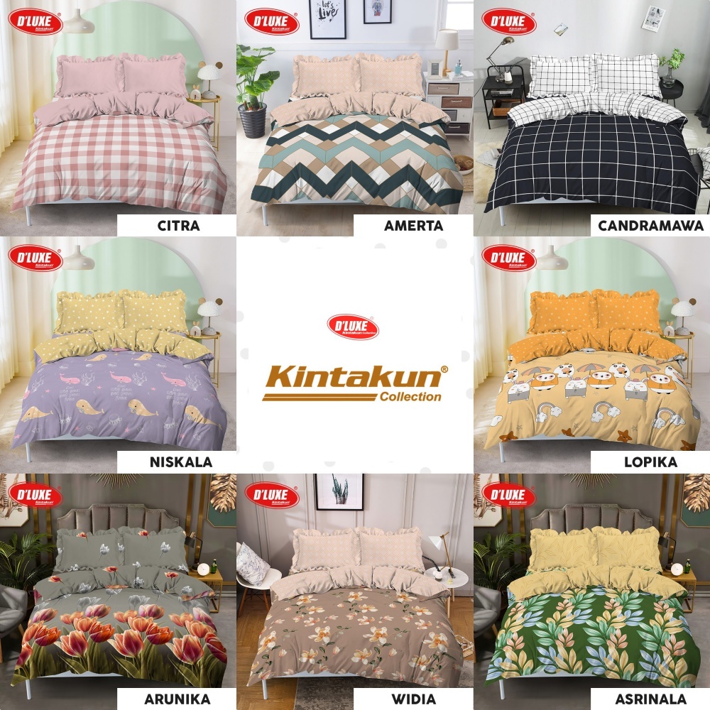 Kintakun Dluxe - Bed Cover King (180x200) Terlaris pilihan