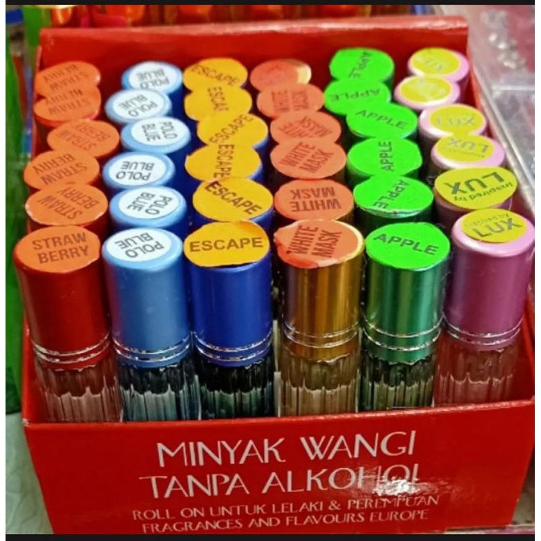 parfum 7ml Isi 12 Pcs Non Alkohol (Satu lusin )