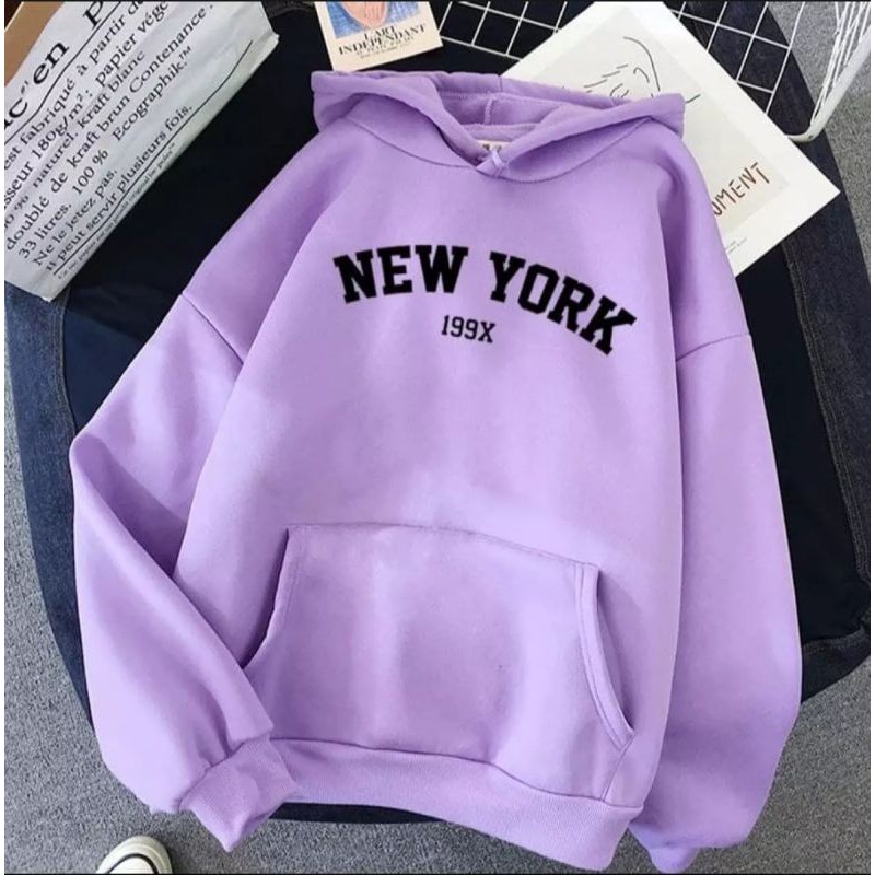 NY 199X SWEATER HOODIE WANITA PRIA KEKINIAN TERMURAH