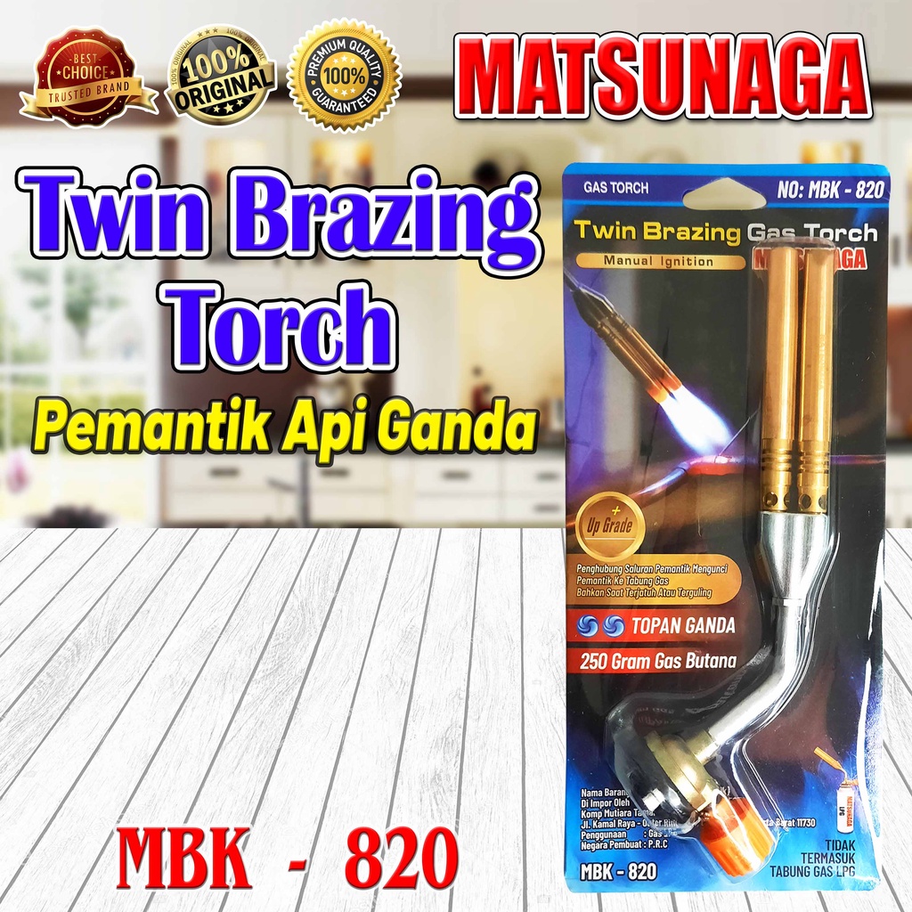 Jual Pemantik Api Las Ganda Gas Torch Ganda Blow Torch Ganda Matsunaga Mbk Shopee