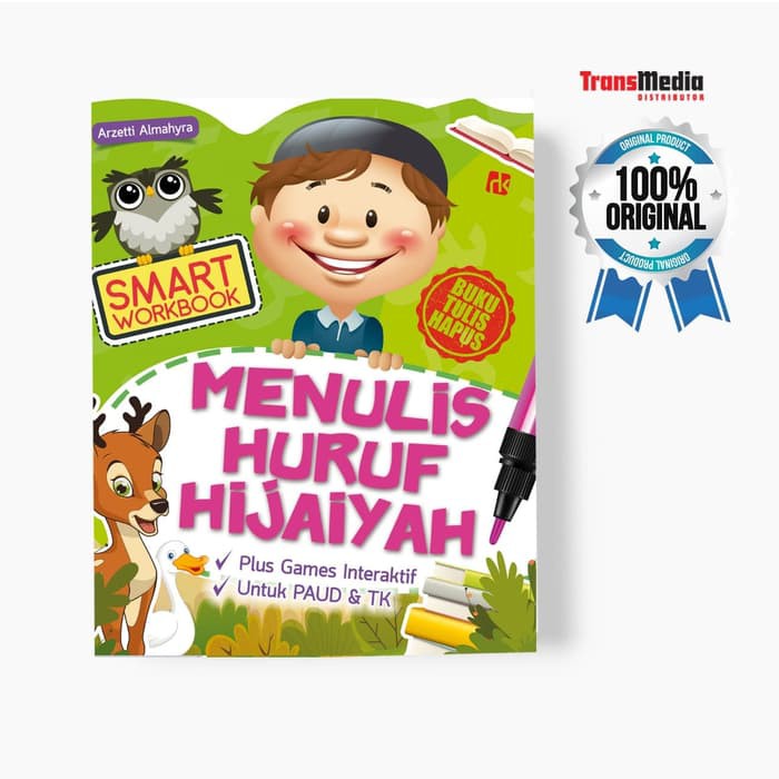 

Smart Workbook Menulis Hijaiyah (Buku Tulis Hapus)