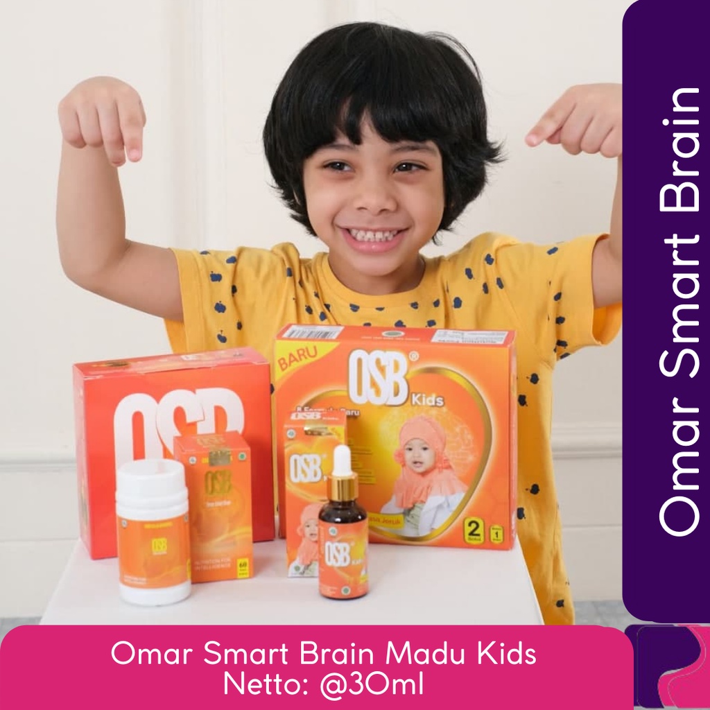 OSB Omar Smart Brain Madu for Kids Vitamin untuk otak anak lebih fokus