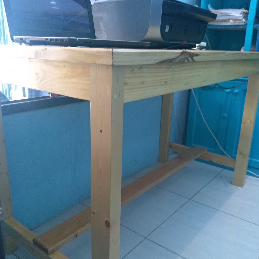 Meja Belajar Lesehan Kayu Jati Belanda 2