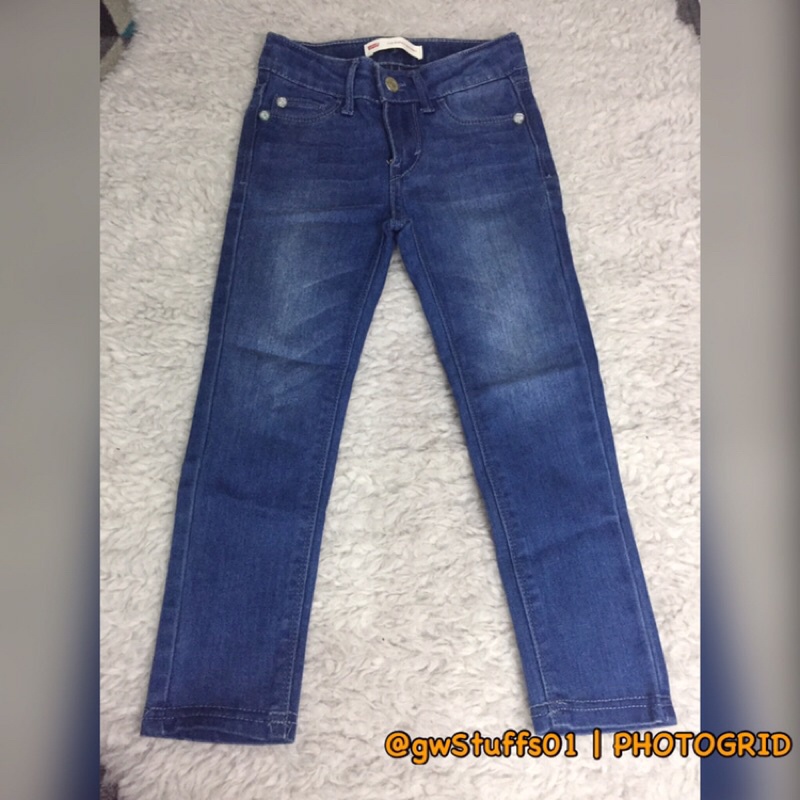 PRELOVED Celana Panjang Jeans Anak Cewe Levis Original 3-4th