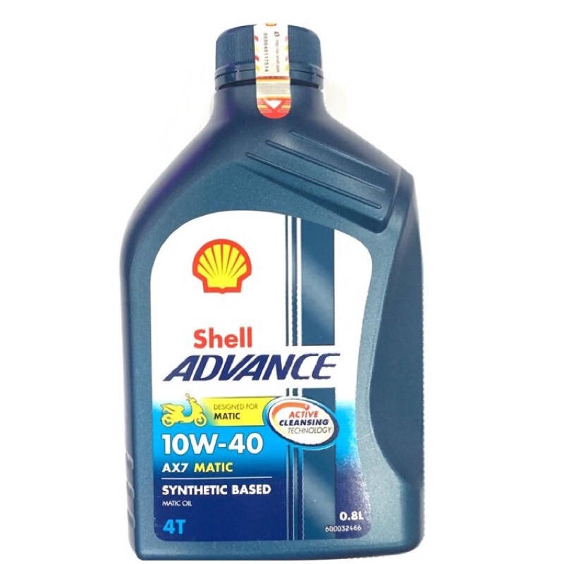 OLI SHELL AX7 MATIC SAE 10W-40 800 ML ORIGINAL
