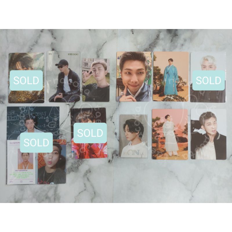 BTS PHOTOCARD FILA MPC DALMAJUNG PTD IN THE SOOP 2 JIMIN RM JUNGKOOK JK