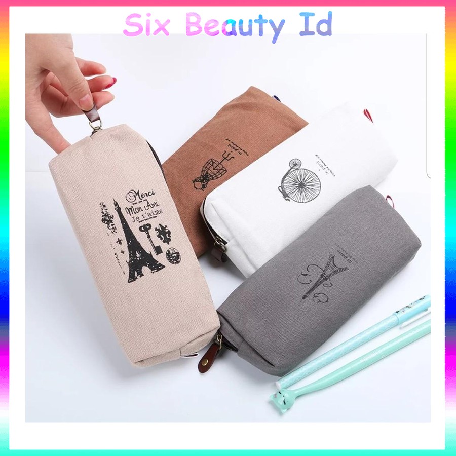 

Sale TP0036 Tempat Pensil Paris Classic / Tempat Kosmetik
