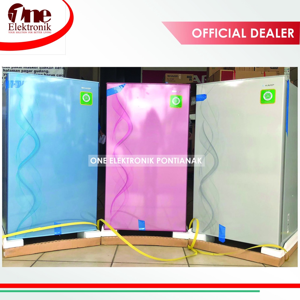 Kulkas 1 pintu SHARP SJ-N 162 D-AP Kirei III Series  (Tinggi 1 meter)