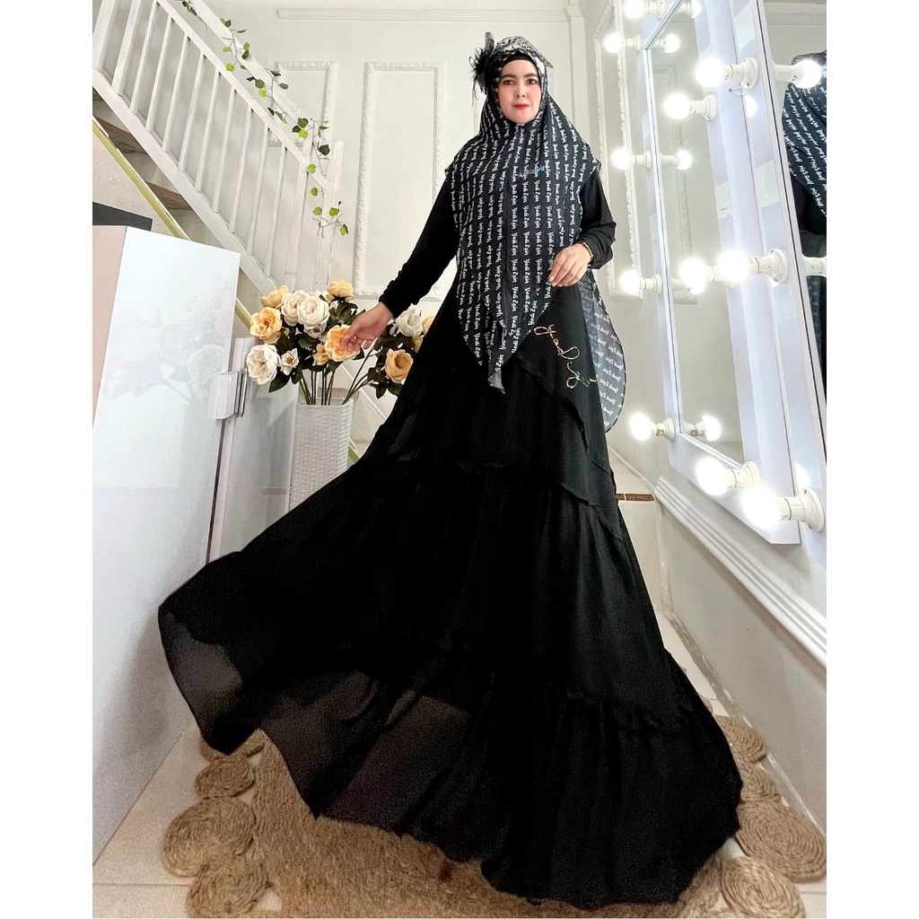 ORIGINAL DRESS BLACK N WHITE SERIES PREMIUM By. YODIZEIN SYARI (LIMITED EDITION)