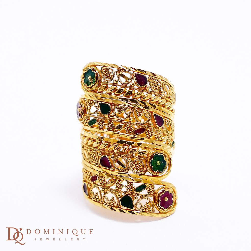 

Dominique Jewellery-Cincin Dubai Standar Internasional 91,6% DQC 2737
