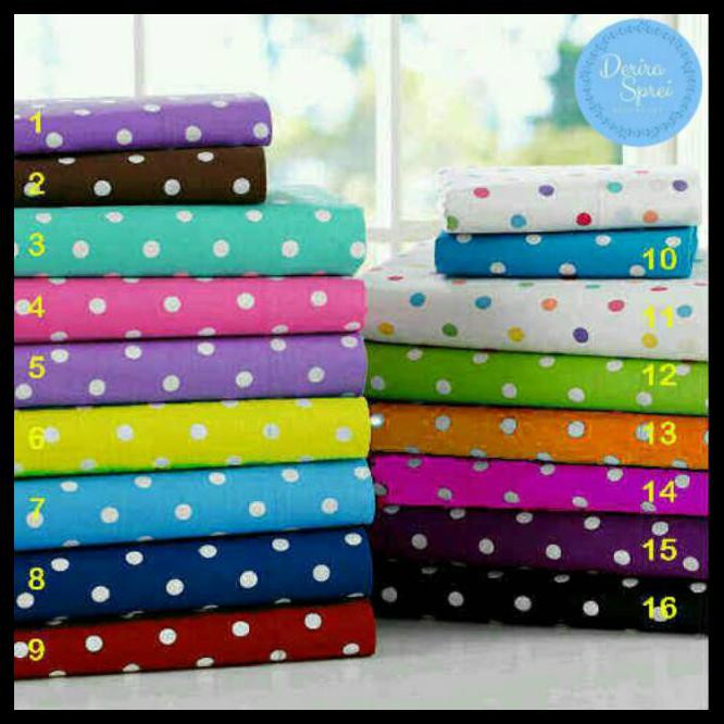 KAIN SPREI METERAN DOTTIE | POLKADOT