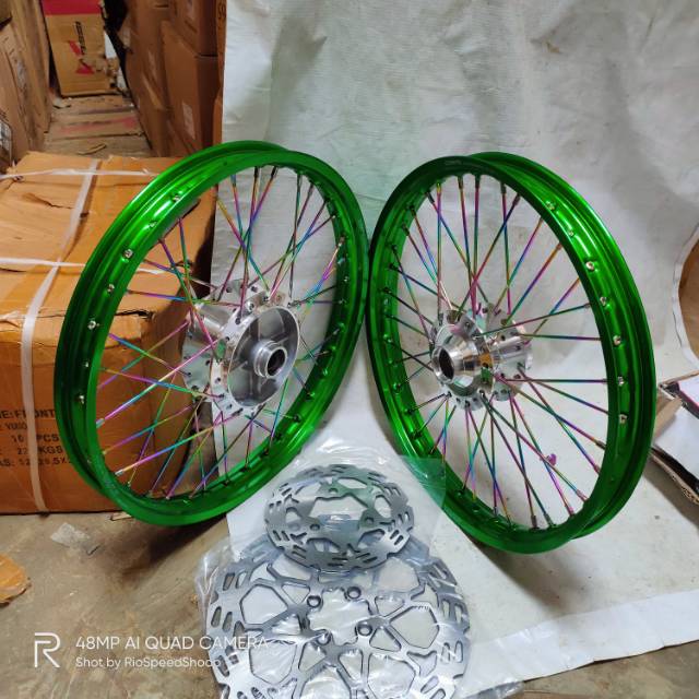 Velg Satria FU JariJari Pelangi Velg Hijau