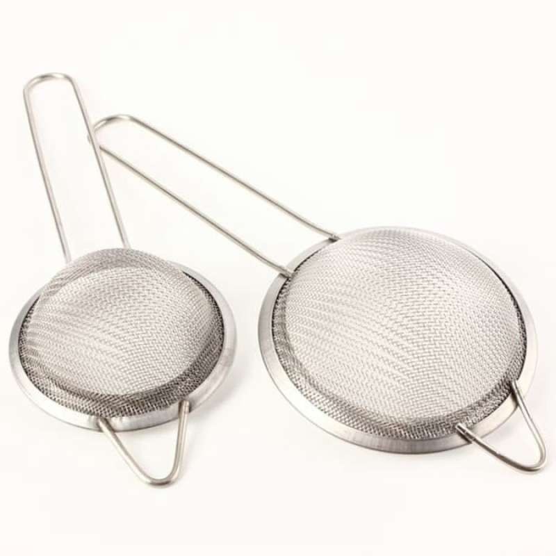 Saringan Teh Stainless Steel 8 cm Dan 10 cm