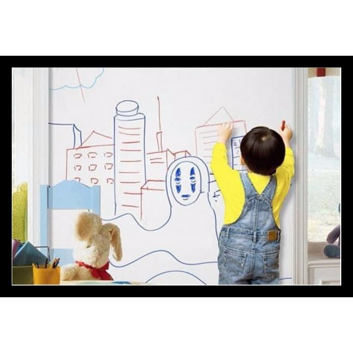 

white board sticker / wallpaper papan tulis HEMAT