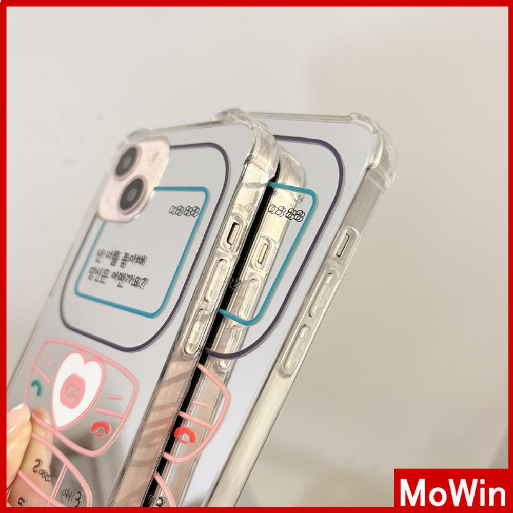 iPhone Case Acrylic Luxury Makeup Mirror Airbag Shockproof Protection Camera Retro Funny Cute Compatible For iPhone 11 iPhone 13 Pro Max iPhone 12 Pro Max iPhone 7 Plus iPhone xr